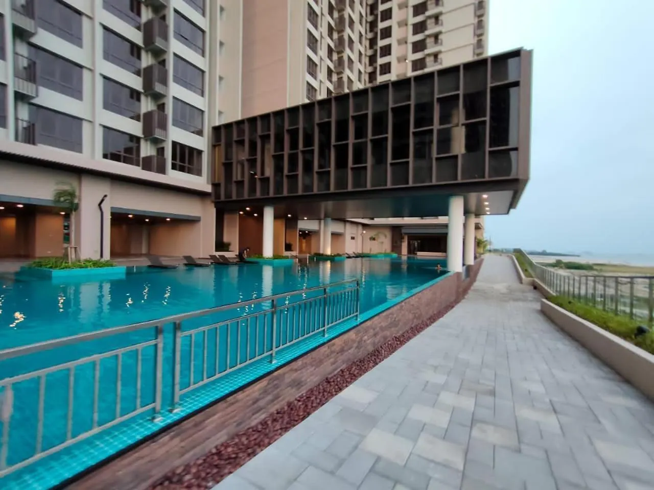 Apartament Baliresidenc Sea View 2-6 Pax Waterpark Netflix 5Minjonker Melaka
